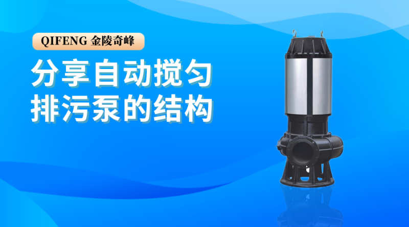 分享自動攪勻排污泵的結(jié)構(gòu)